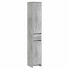 vidaXL Badkamerkast Betongrijs 30 x 33 x 190 cm Bewerkt hout