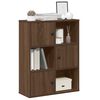 vidaXL Boekenkast 60x24x76,5 cm bewerkt hout bruin eikenkleurig
