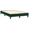 vidaXL Boxspring met matras fluweel donkergroen 120x200 cm