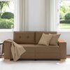 vidaXL Loveseat Bank Bruin 180x77x82 cm Stof