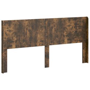 vidaXL Hoofdbord Gerookt eiken Bewerkt hout