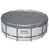 Bestway Zwembadcover &Oslash;3,66 m Rond Polyester Grijs