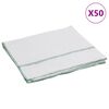 vidaXL Reinigingsdoeken 50 st gestreept 50x60 cm wit en groen