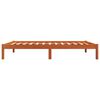 vidaXL Bedframe zonder matras massief grenenhout wasbruin 90x200 cm