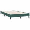 vidaXL Boxspring met matras fluweel donkergroen 120x220 cm