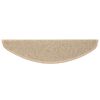 vidaXL Trapmatten 15 st 65x21x4 cm Lichtbeige Halfrond Groot