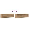 vidaXL TV-kast artisanaal eikenkleurig 100 x 31 x 25,5 cm Bewerkt hout