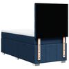 vidaXL Boxspring met matras stof blauw 90x190 cm