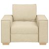 vidaXL Sofa Stoel Cr&egrave;me 100x78x84 cm Stof