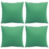 vidaXL Bankkussens 4 st 60x60 cm stof groen