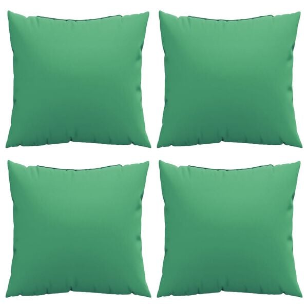 vidaXL Bankkussens 4 st 60x60 cm stof groen