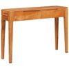 vidaXL Wandtafel met lade Bruin 110 x 30 x 80 cm Massief Acaciahout