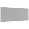 vidaXL Keuken Achterwand Lichtgrijs 100 x 40 x 0,6 cm gehard glas