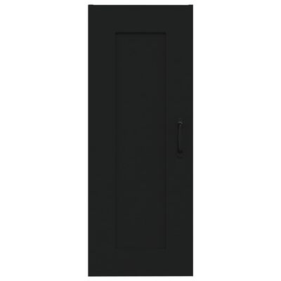vidaXL Hangkast 35x34x90 cm bewerkt hout zwart