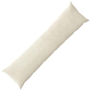 vidaXL Kussen HEERLEN Cr&egrave;mekleurig 40 x 145 cm Microfiber Fleece