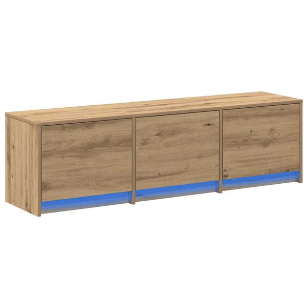 vidaXL TV Eenheden Artisan Eiken 140 x 34 x 40 cm Bewerkt hout