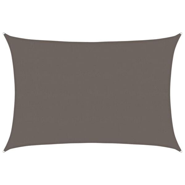 vidaXL Zonnezeil 160 g/m&sup2; 5x7 m HDPE antracietkleurig