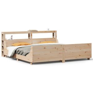 vidaXL Bedframe zonder matras massief grenenhout 180x200 cm