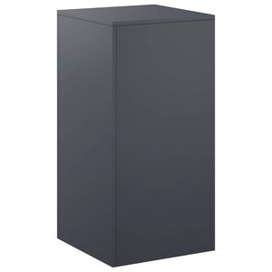 vidaXL Plantenstandaard Antraciet 40 x 40 x 80 cm Roestvrij staal