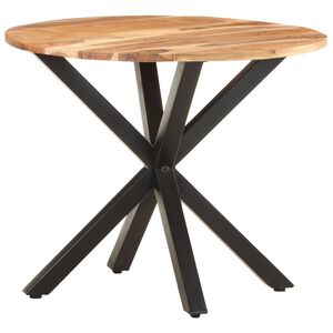 vidaXL Bijzettafel 68x68x56 cm massief acaciahout