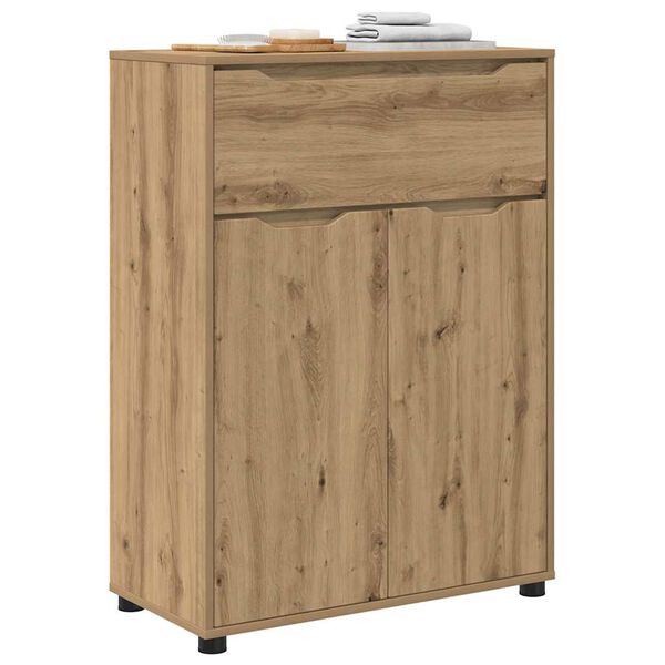 vidaXL Badkamer Kast Artisan Eiken 72,5 x 36,5 x 100 cm Bewerkt hout