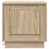 vidaXL Nachtkastje Sonoma Eiken 44 x 34,5 x 45 cm Bewerkt hout
