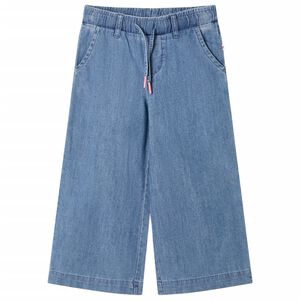 Kinderbroek 128 denimblauw