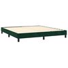 vidaXL Boxspring bed 180x200 cm fluweel donkergroen