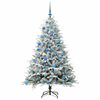 vidaXL Artificial Pre-lit Kerstboom met Ballenset Groen 180 cm