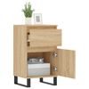 vidaXL Dressoir 40x35x70 cm bewerkt hout sonoma eikenkleurig