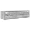 vidaXL TV-kast met lade Grijs sonoma 100 x 31 x 25,5 cm Bewerkt hout
