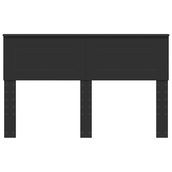vidaXL Hoofdbord Zwart Eiken 150 cm Bewerkt hout