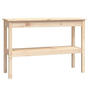 vidaXL Wandtafel 110x40x75 cm massief grenenhout