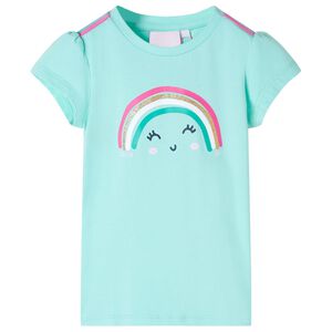 Kindershirt 92 lichtmint