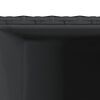 vidaXL Plantenbakken 2 st 30x30x60 cm poly rattan zwart