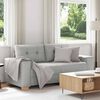 vidaXL Loveseat Bank Wolkengrijs 140 cm Stof