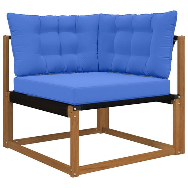 vidaXL Buiten bankkussen 3 pcs Turquoise Polyester