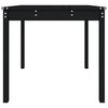 vidaXL Tuintafel 82,5x82,5x76 cm massief grenenhout zwart