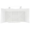 vidaXL Papieren zakken 50 st met hengsels 32x17x25 cm wit
