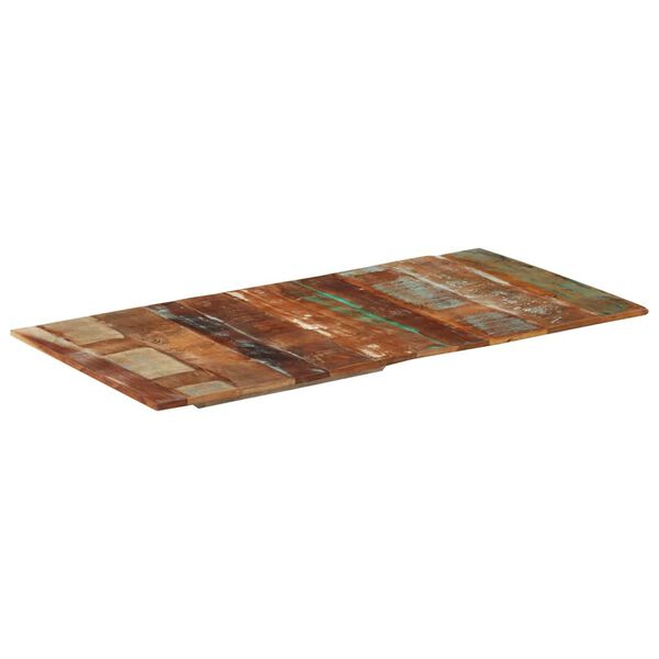 vidaXL Tafelblad rechthoekig 15-16 mm 60x120cm massief gerecycled hout