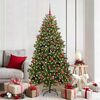 vidaXL Kunstkerstboom met 300 LED Groen 180 cm PVC en Metaal