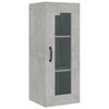 vidaXL Wandkast 34,5x34x90 cm betongrijs