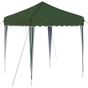 vidaXL Pop-up partytent 195 x 195 x 245 cm Groen Oxford Stof
