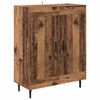 vidaXL Hoge kast 2 pcs Oud Hout Bewerkt hout