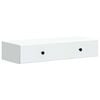 vidaXL Wandmontage Zijtafel Wit 87,5 x 34,5 x 17 cm Bewerkt hout