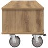 vidaXL TV-standaard Artisan Eiken 100 x 35 x 35 cm Bewerkt hout