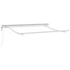 vidaXL Zijde Frame Wit 3 x 2 m Metaal