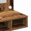 vidaXL Spiegelkast met plank Oud hout 60 x 31,5 x 62 cm Bewerkt hout