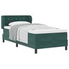 vidaXL Boxspringbed met hoofdeinde Donkergroen 100 x 200 cm Fluweel