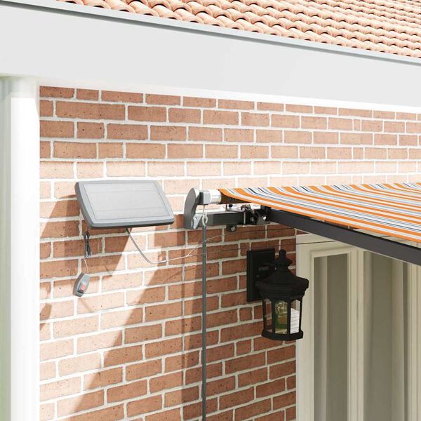 vidaXL Inklapbaar Zonnescherm Multikleur 600 &times; 300 cm Stof